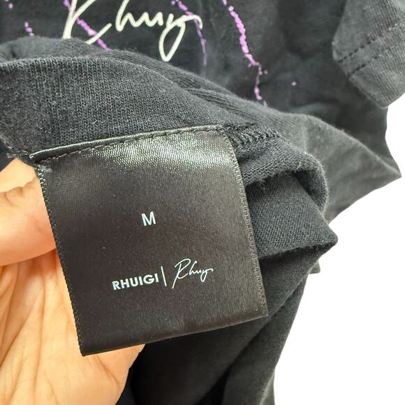 Rhuigi‎ x Pacsun Eagle Graphic T-shirt Black Men’s Size Medium - Picture 4 of 8